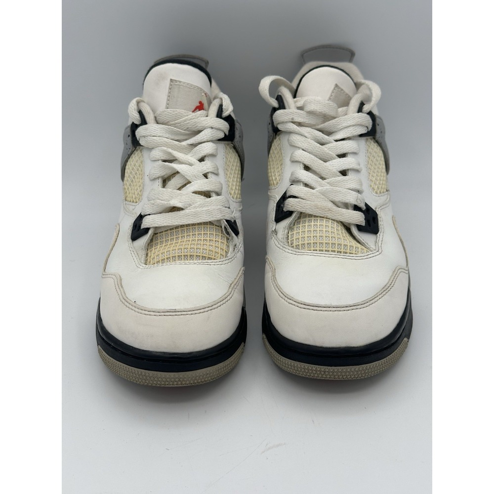 Nike Boys Air Jordan 4 836016-192 White Casual Shoes Sneakers Size 7Y